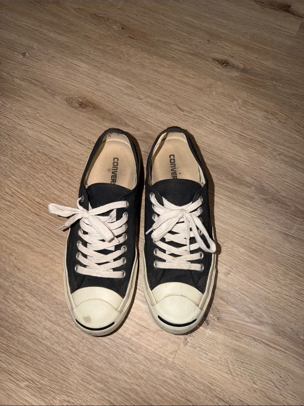 Converse - Jack Purcell Navy Blue Canvas Low-Top Sneakers